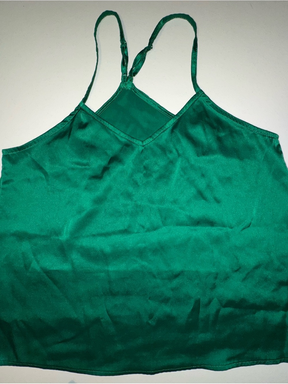 Silky Green Satin Cami & Short Sleep Set - Women Intimates - Picture 6 of 9
